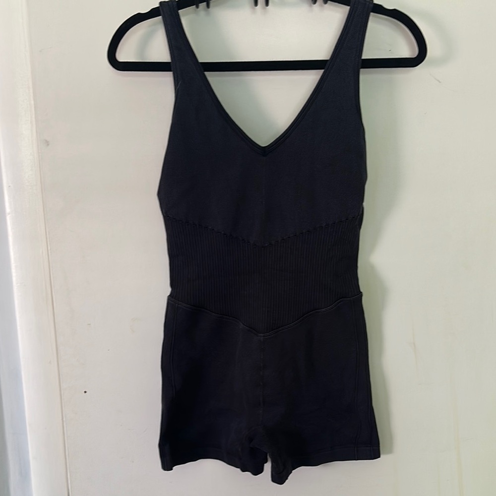 JOYLAB Athletic Black Romper